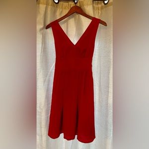 Red, happy dress